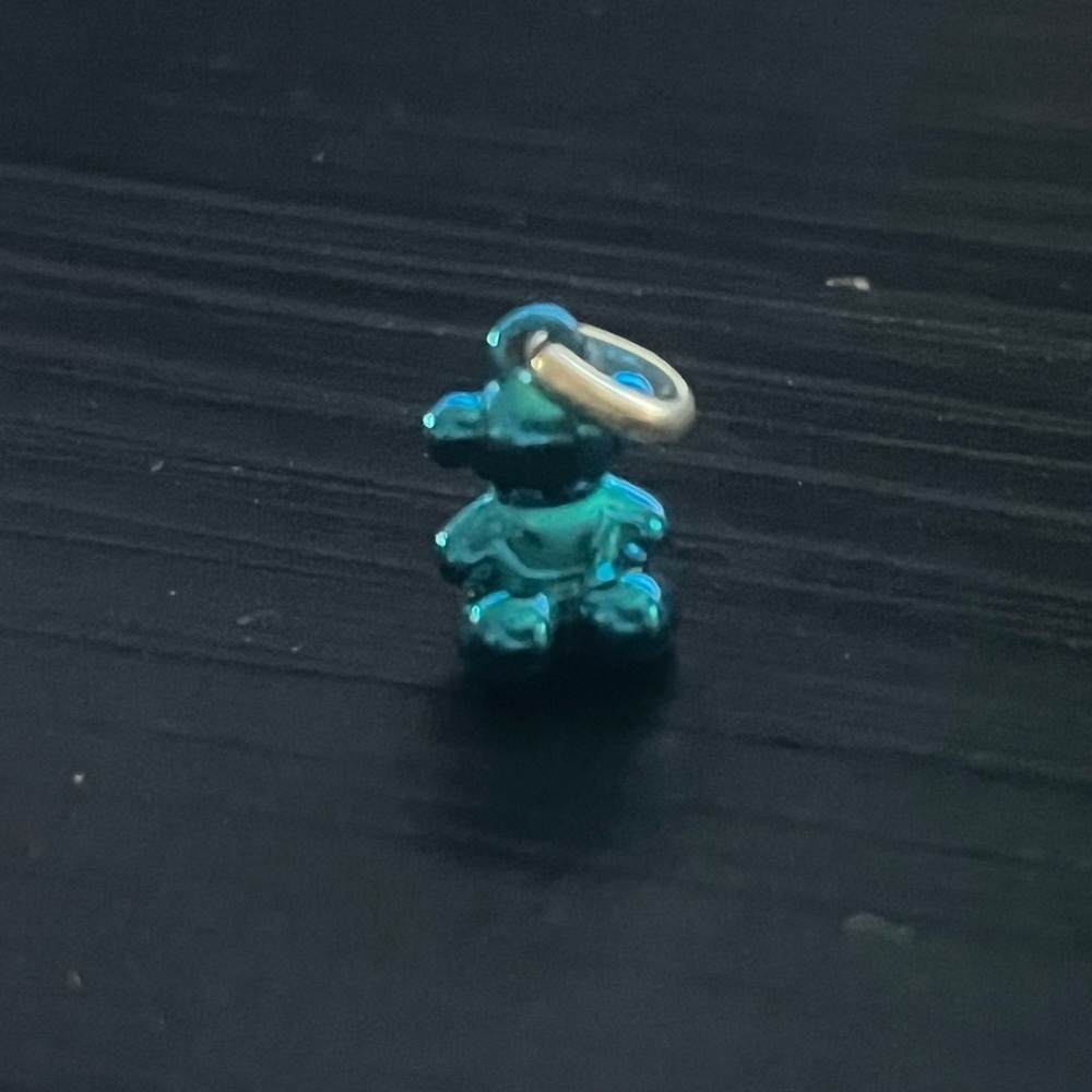 New Tous Small Bear Blue Pendant